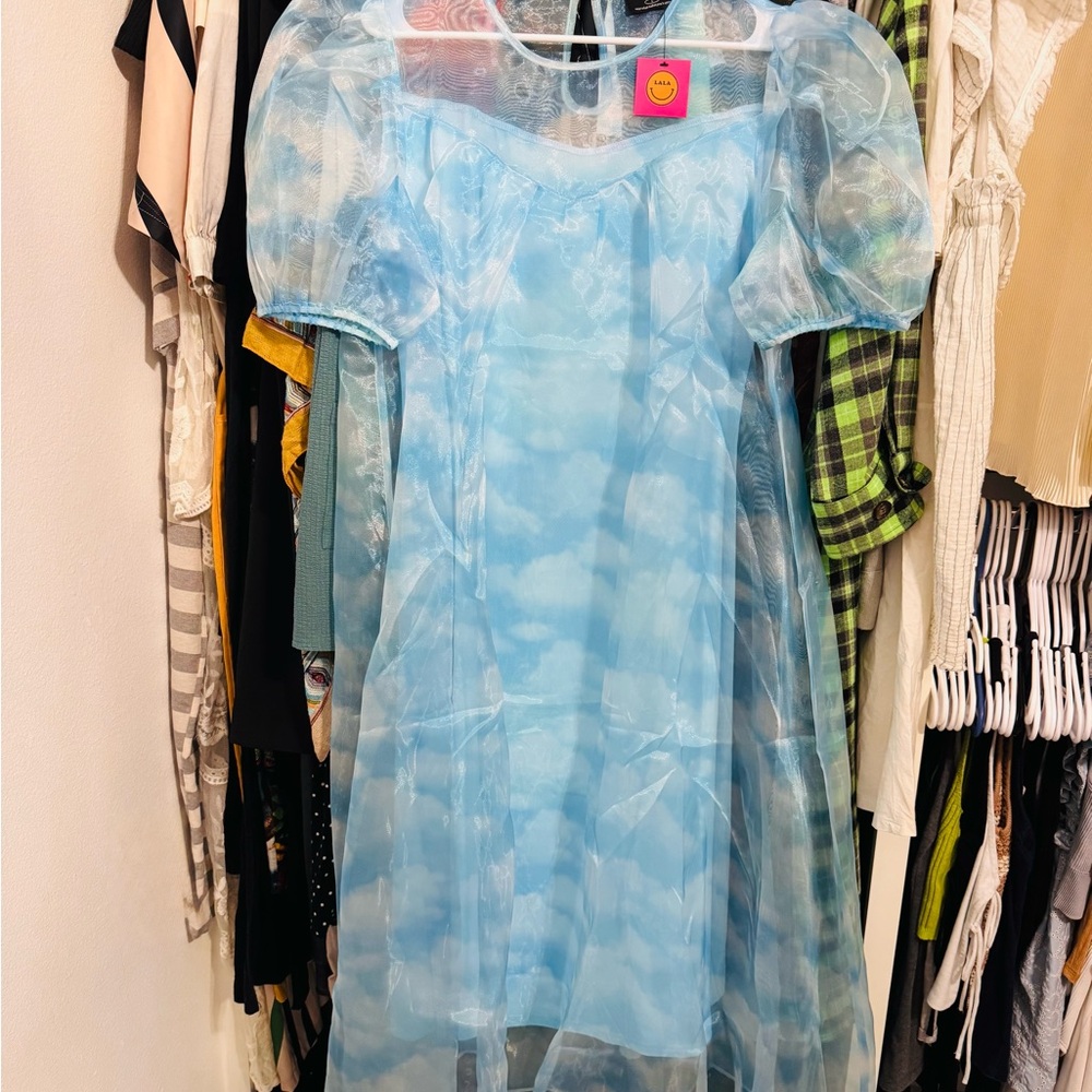 Dressed in LALA Elegant Blue Formal Dress